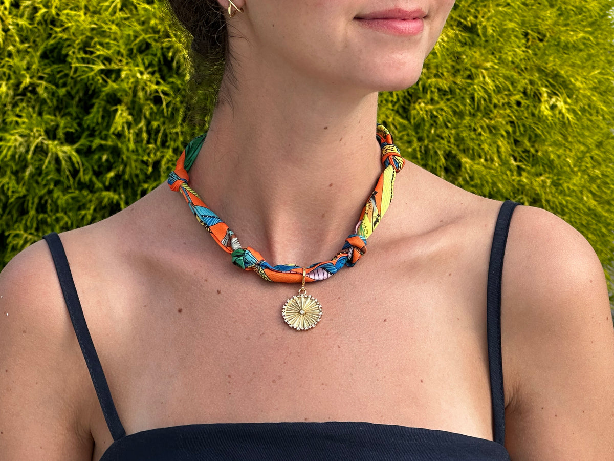 Valencia Scarf Necklace