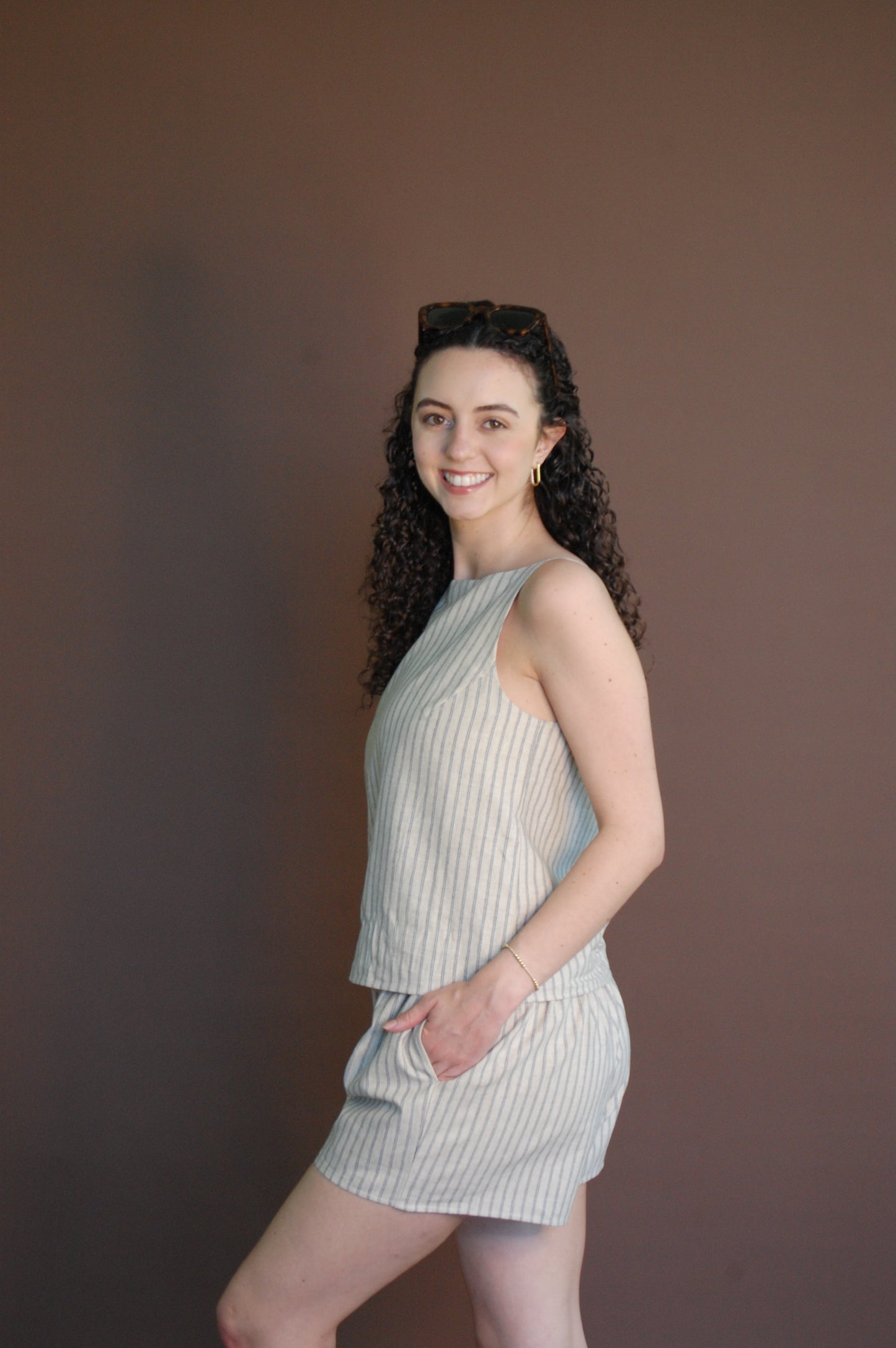 Jane Linen Blend Shorts