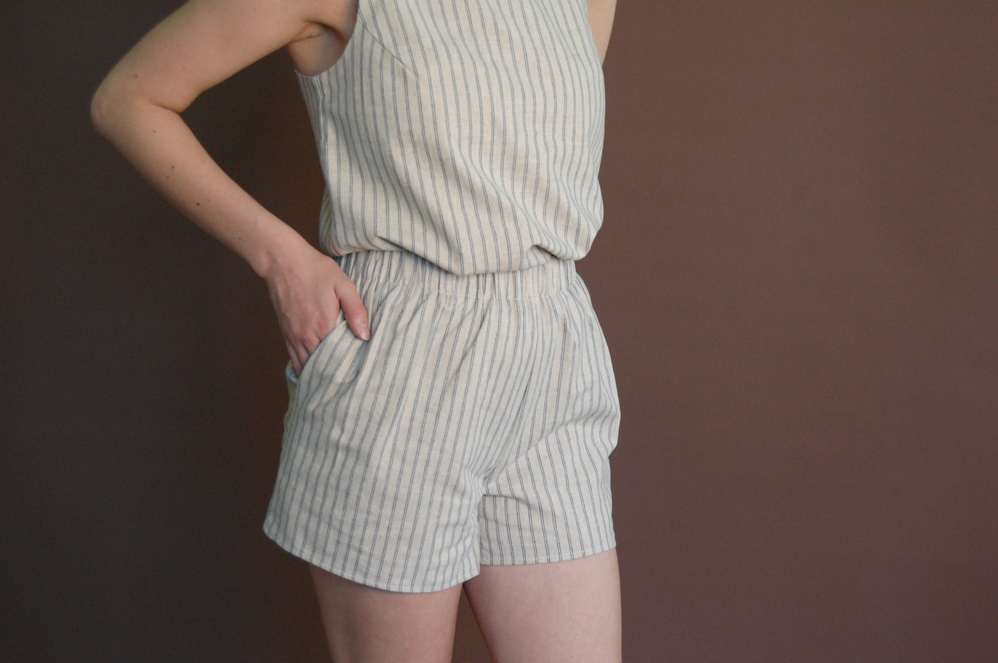 Jane Linen Blend Shorts