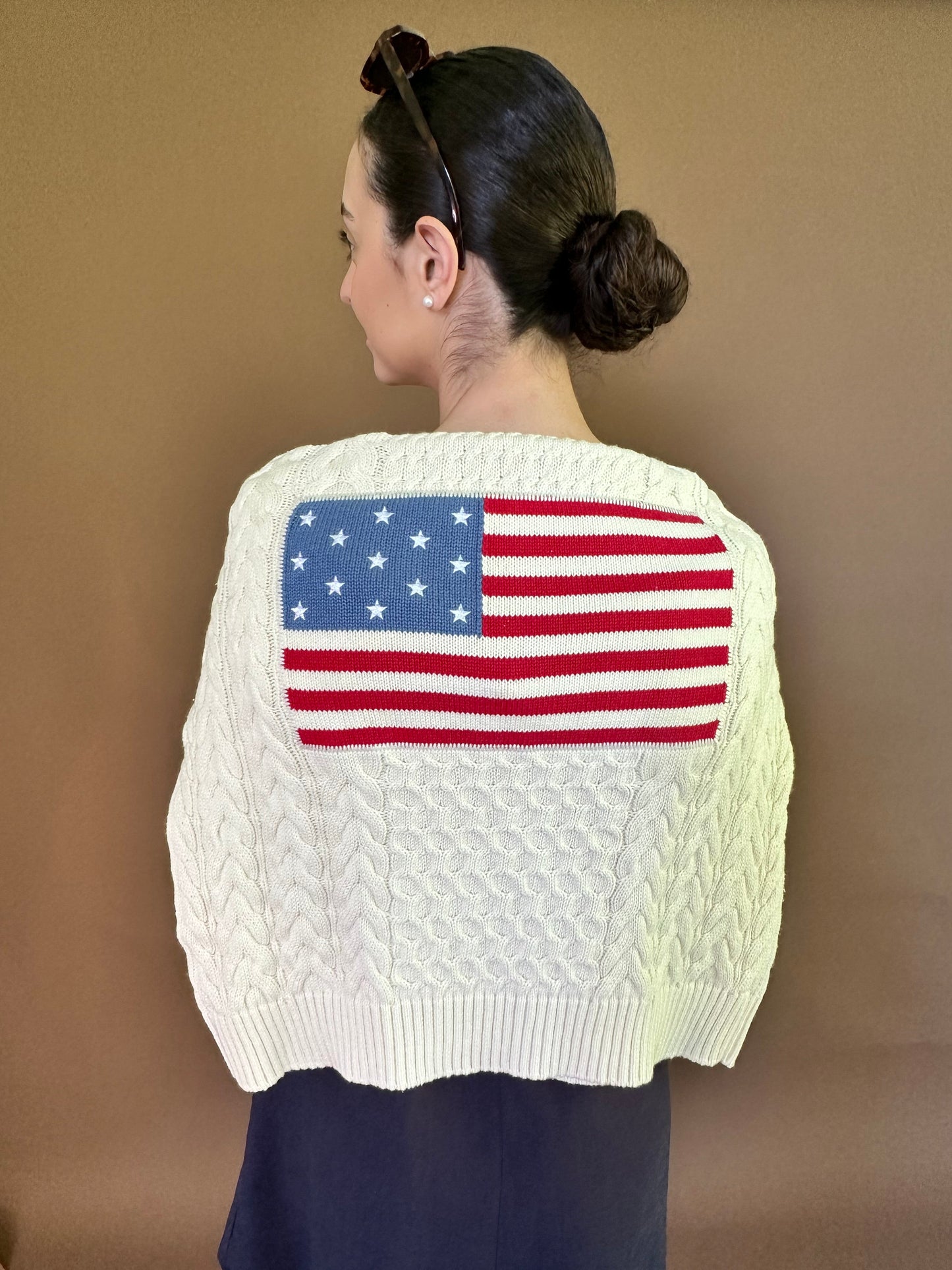 Amelia American Flag Quarter-Zip
