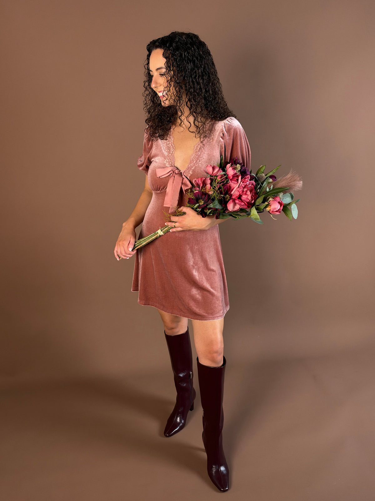 Eloise Velvet Mini Dress