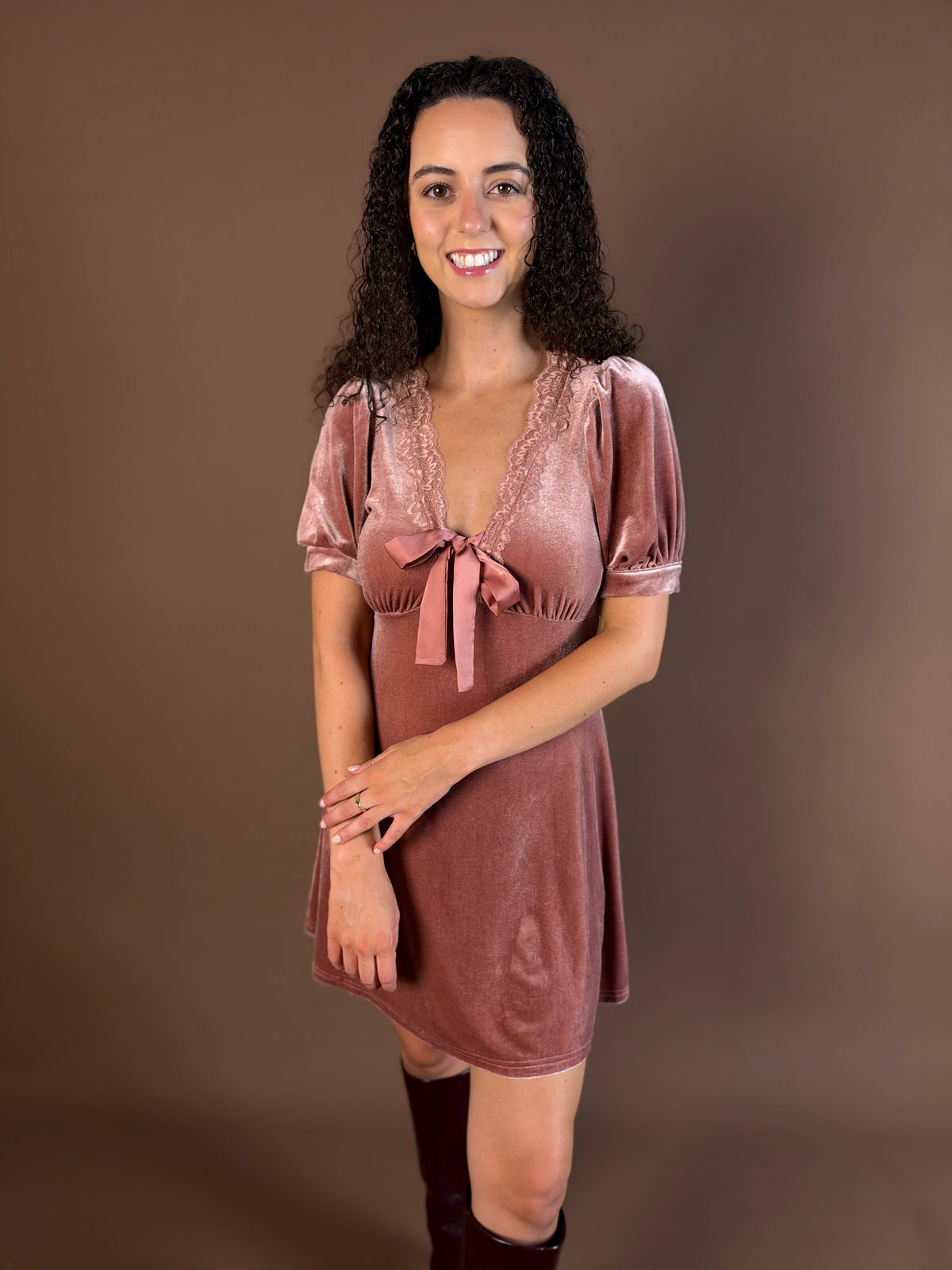 Eloise Velvet Mini Dress