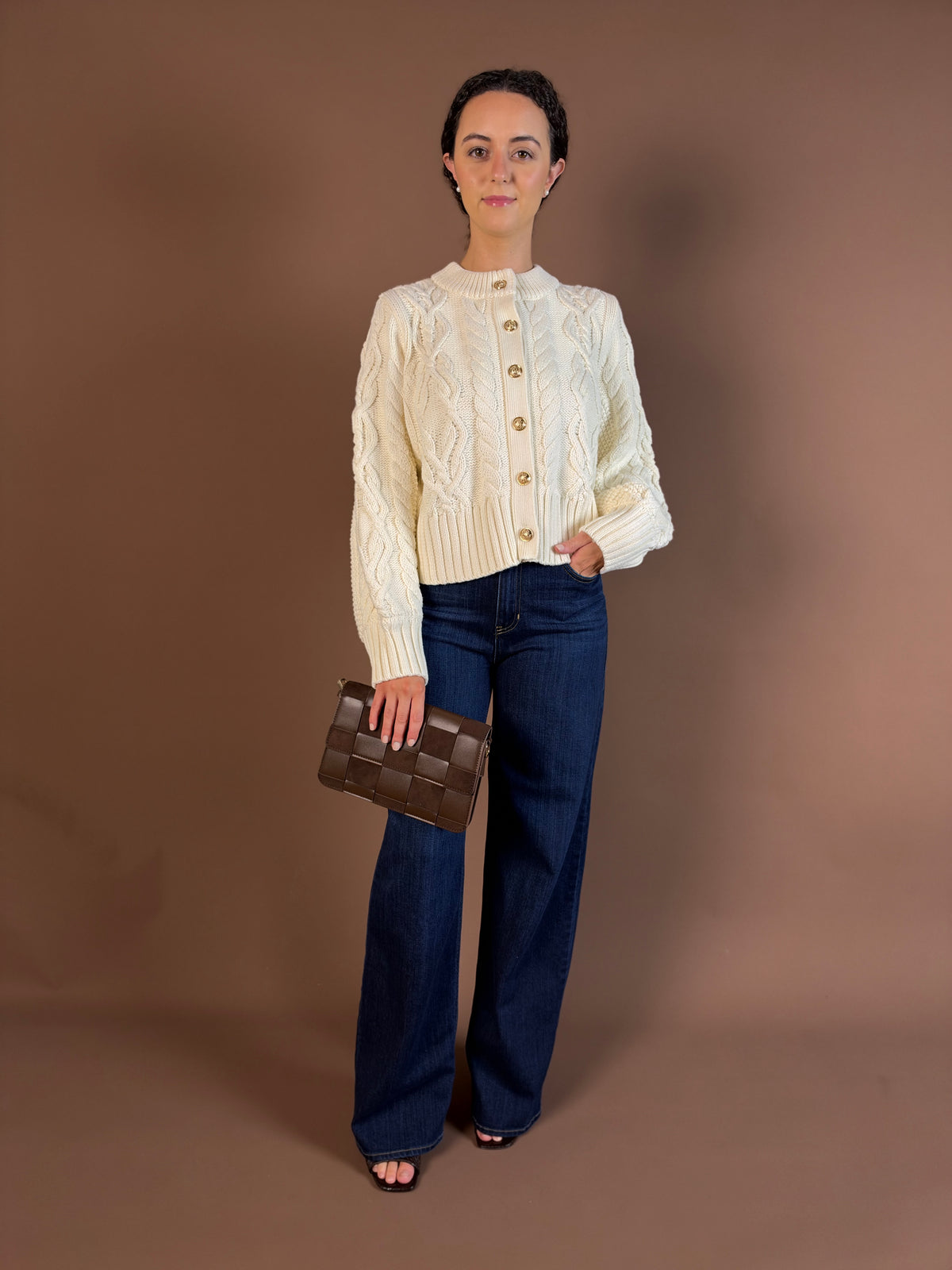Celine Cable Knit Cardigan