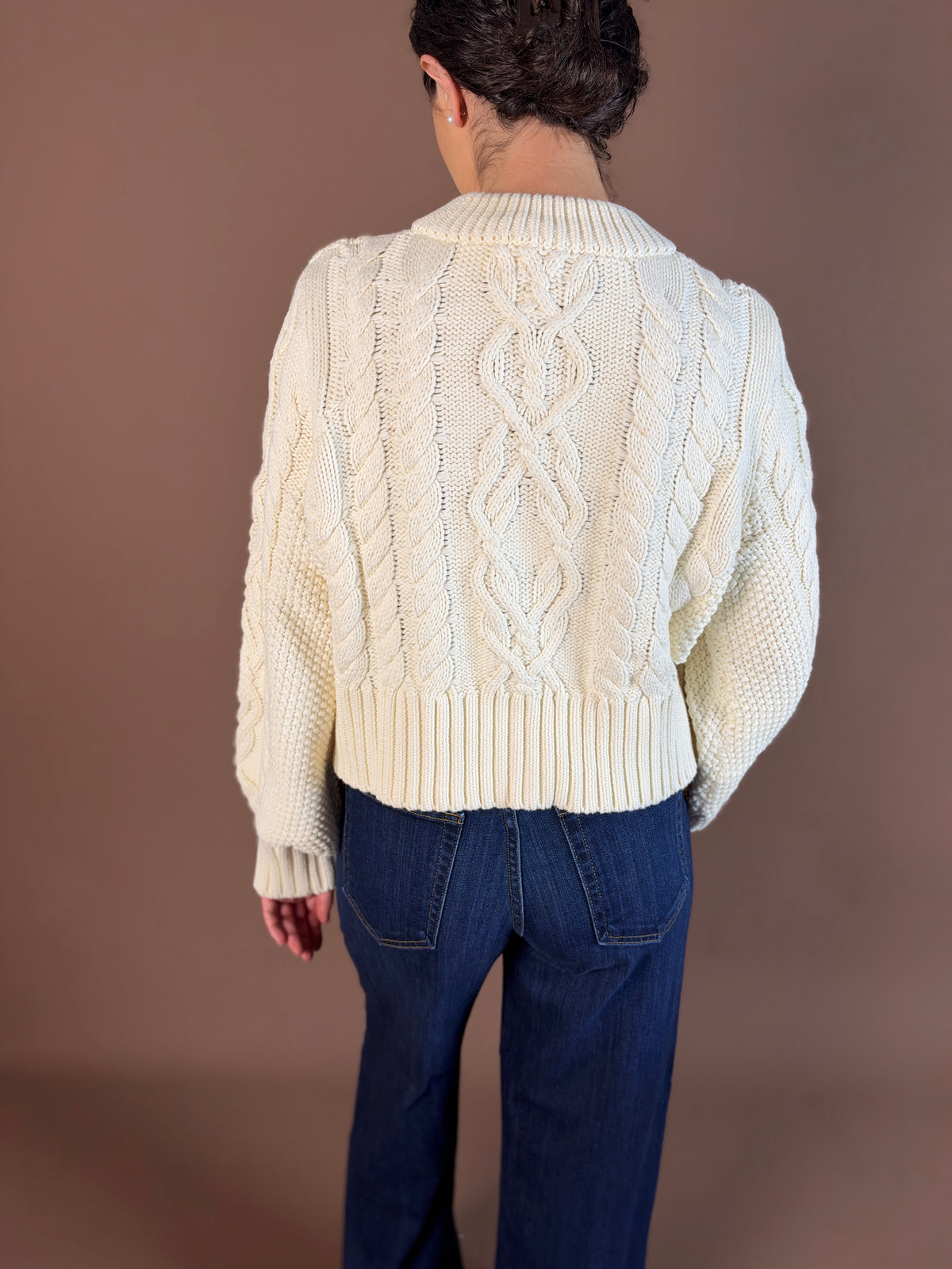 Celine Cable Knit Cardigan