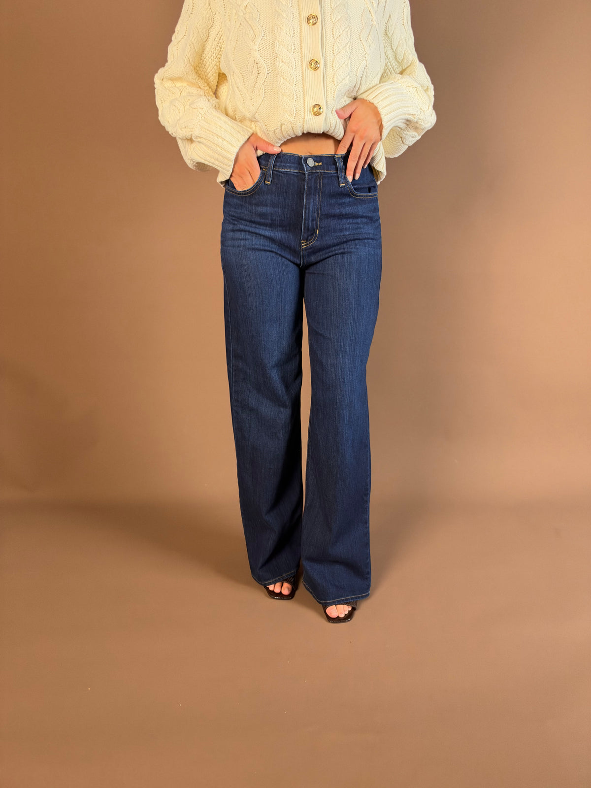 Sawyer Wide Leg Dark Wash Jean