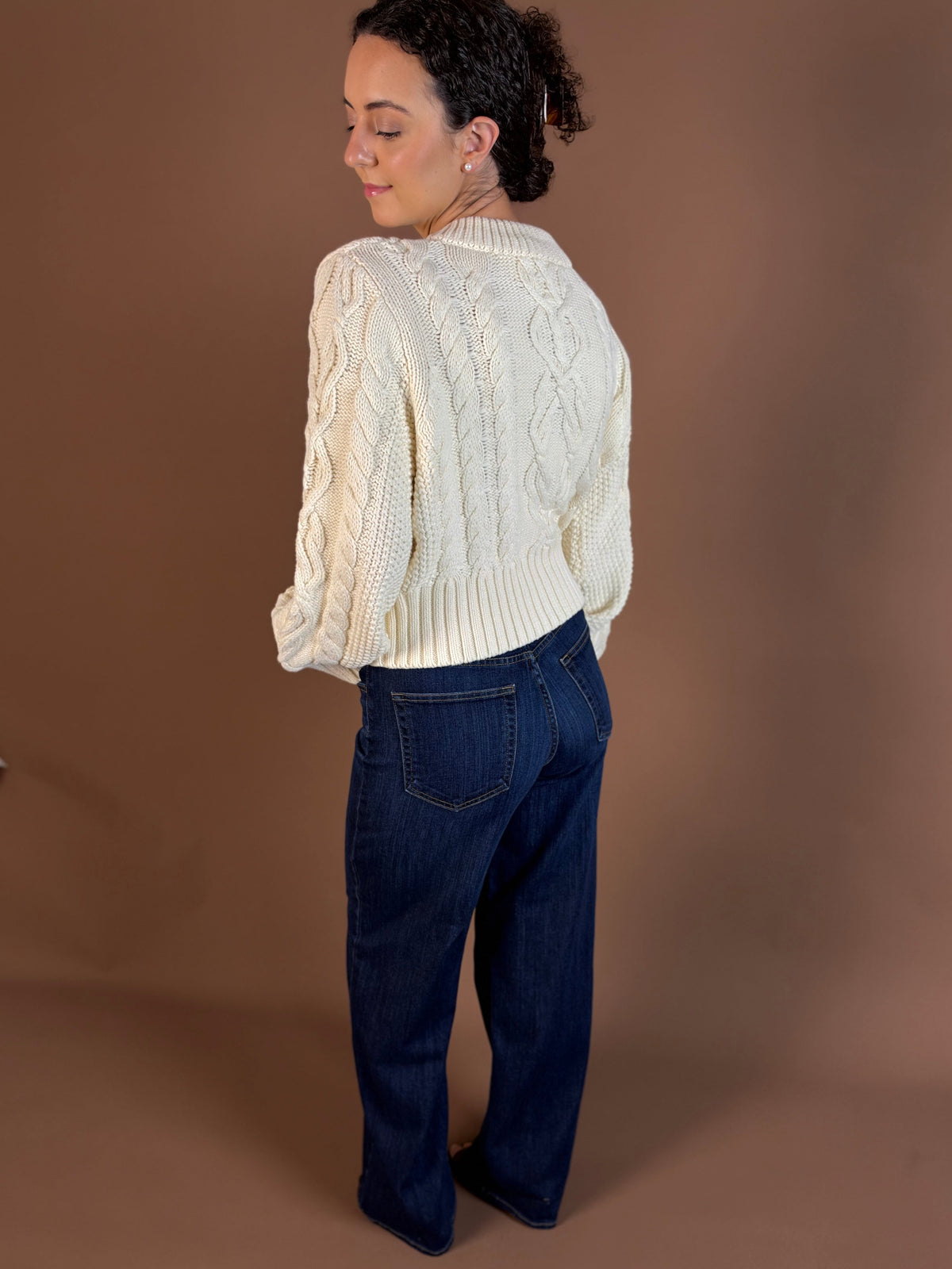 Sawyer Wide Leg Dark Wash Jean